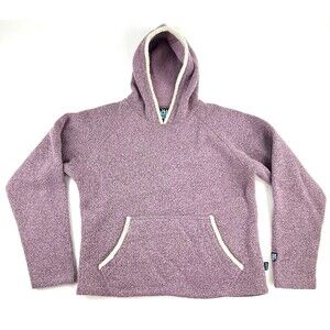 Vintage Alf Kuhl Alfpaca Fleece Hoodie Womens S Pullover Sweater Purple